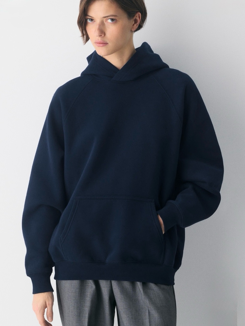 Aritzia Admiral Blue Pullover Hoodie XL nwt